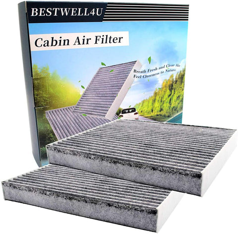 2 Pack Cabin Air Filter for Toyota/Lexus/Mazda,Replacement for 87139-0E040,87139-0E040,TK48-61-J6X