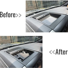 JDMCAR Dash Center Console Table Storage Tray Compatible with Ford F150 (2015-2019 2020) Accessories and（2018-2020） Ford Expedition,Instrument Organizer ABS Black Materials Anti-Slip Rubber Pad