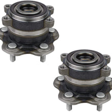 Bodeman - Pair 2 Rear Wheel Bearing and Hub Assembly 5 LUG w/ABS for 2009-2014 Murano 2WD/ 2011-2017 Quest | 512407