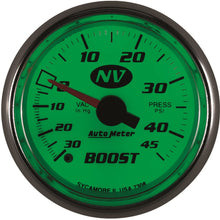 Auto Meter 7308 NV 2-1/16" 30 in. Hg/45 PSI Mechanical Vacuum/Boost Gauge