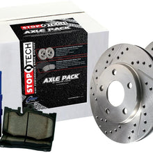 Stoptech 979.42032R Sport Axle Pack Drilled Rotor, Rear