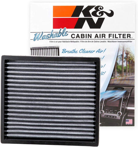 K&N VF2000 Washable & Reusable Cabin Air Filter Cleans and Freshens Incoming Air for your Subaru, Toyota