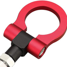 Towing Tow Hook Car Refitted Front Rear Bumper Trailer Ring Eye Kit Hook Screw On Fit for Mazda CX5 RX8 1999-2001 Mazda B3000 Red