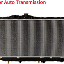 Automatic AT Aluminum/Plastic Radiator 1 Row Fit 87-91 Toyota Camry