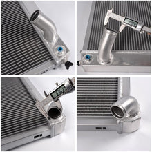 NEW For CHEVY CORVETTE V8 5.7/7.4 1973-1976 1974 1975 Aluminum Racing Radiator +2 x 12" Red Fans Kit