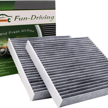 2 Pack FD811 Cabin air filter for Mazda 3,6,CX-5, Replacement for CF11811,KD45-61-J6X