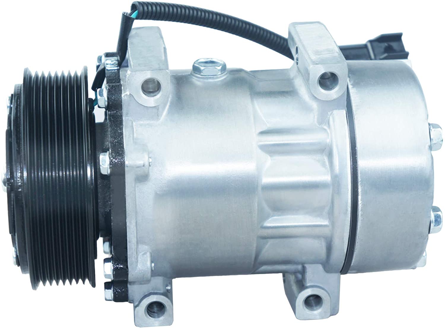 Yhang 1pc A/C Compressor & Clutch, for C500 K100E K270 K300 K370 T170 T2000 T270 T300 T370 T400 T600A T800 W900_Peterbilt_ 320 379 385 DIESEL