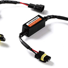 Xprite LED Headlight Canbus Wiring Kit Computer Warning Error Free Anti Flicker Resistor Canceler Decoder (Pair) (H8, H9, H11)