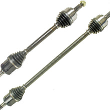 DTA DT1202220231 Front Driver and Passenger Side Premium CV Axles (New Drive Axle Assemblies - 2 pcs (Pair)) Fits 2012-2013 Honda Civic 1.8L Automatic Only