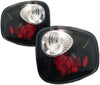 Spyder 5003157 Ford F150 Flareside 01-03 (Not Fit Supercrew) Euro Style Tail Lights - Signal-3457(Not Included) ; Reverse-3156(Not Included) ; Brake-3157(Not Included) - Black (Black)