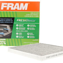 FRAM Fresh Breeze Cabin Air Filter with Arm & Hammer Baking Soda, CF10374 for Dodge/Toyota Vehicles