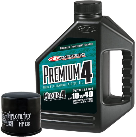 MaximaHiflofiltro PMOCK10 Premium Motorcycle Oil Change Kit for Suzuki V-Strom