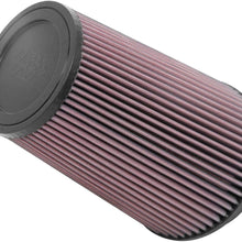 K&N Universal Clamp-On Air Filter: High Performance, Premium, Washable, Replacement Filter: Flange Diameter: 5 In, Filter Height: 8.75 In, Flange Length: 1 In, Shape: Round Tapered, RU-2815