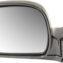 Dorman 955-305 Driver Side Manual Door Mirror - Folding for Select Models, Black