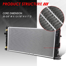2881 OE Style Aluminum Core Cooling Radiator Replacement for Chevy Uplander Pontiac Montana 06-09
