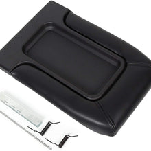 7BLACKSMITHS Center Console Lid Replacement Kit for Chevy Silverado Lid Arm Rest Latch 1999 2000 2001 2002 2003 2004 2005 2006 2007 Replacement for 19127364