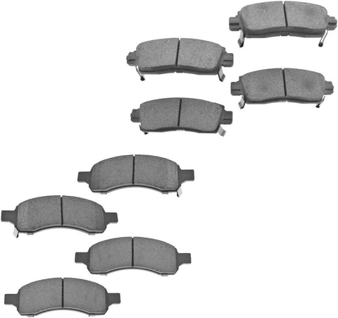 Premium Posi Ceramic Brake Pad Set Front Rear Kit for GM SUV Truck