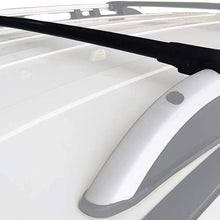 RE&AR Tuning Cross Bar Compatible for Kia Sorento 2002-2009 Roof Racks Car Top Luggage Carrier Rails Alu Black