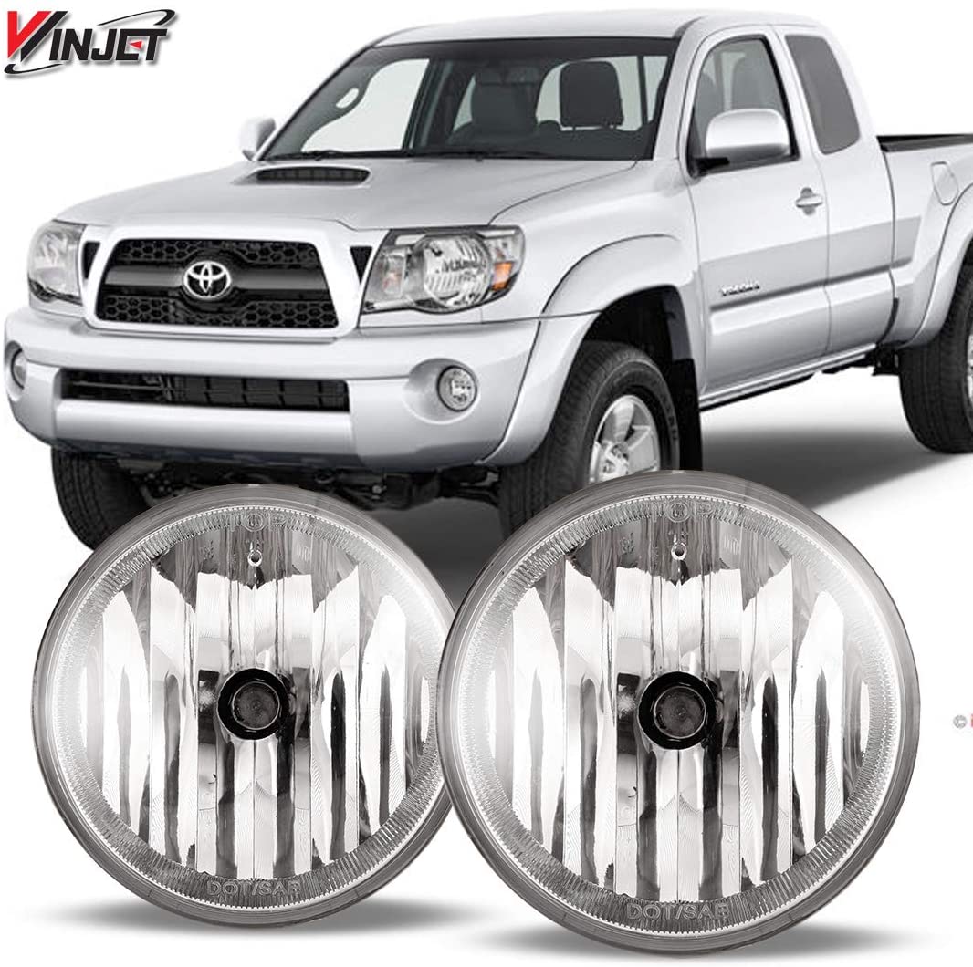 WINJET 05-11 Toyota Tacoma Fog Light, Clear(Wiring Kit Included