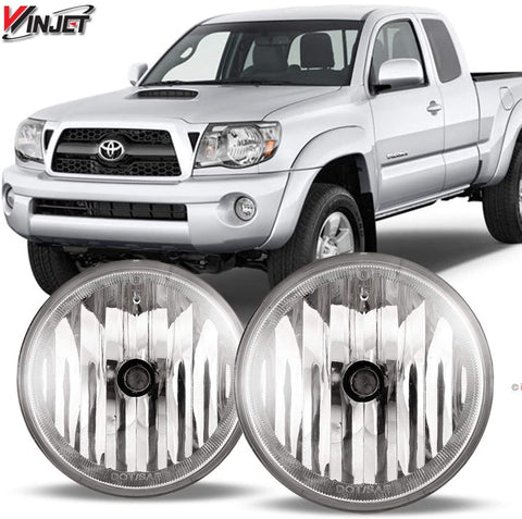 WINJET 05-11 Toyota Tacoma Fog Light, Clear(Wiring Kit Included