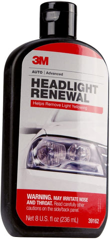 3M Headlight Renewal, 39162, 8 oz