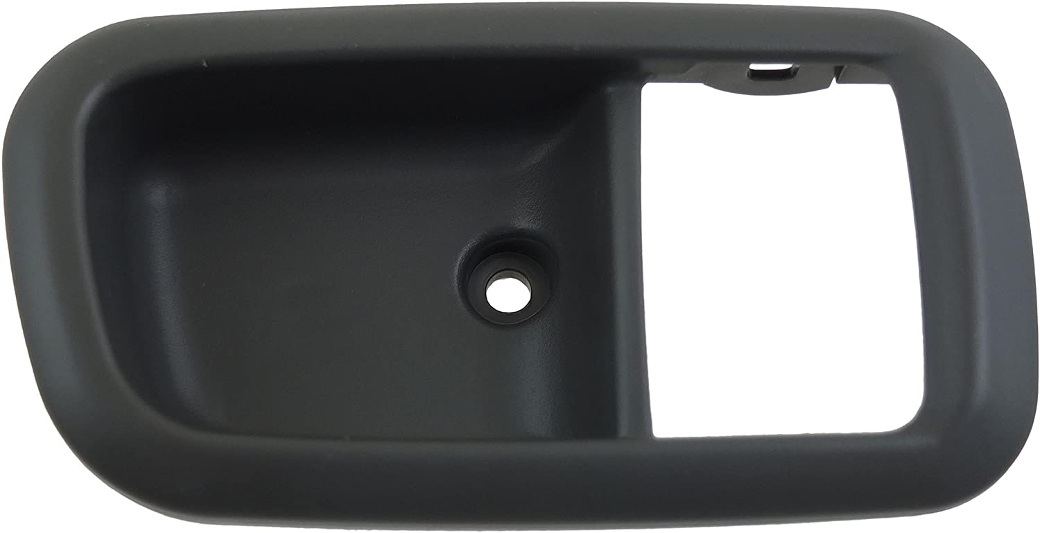 Dorman 91356 Front Passenger Side Interior Door Handle Bezel for Select Toyota Models, Deep Gray