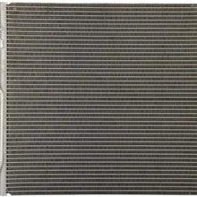 VioletLisa All Aluminum Air Condition Condenser 1 Row Compatible with 2006-2006 Liberty 2.8L 2006-2007 Liberty 3.7L L4 V6 Without Oil Cooler
