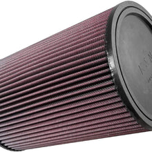K&N Universal Clamp-On Air Filter: High Performance, Premium, Washable, Replacement Engine Filter: Flange Diameter: 5 In, Filter Height: 10 In, Flange Length: 1 In, Shape: Round, RU-3220