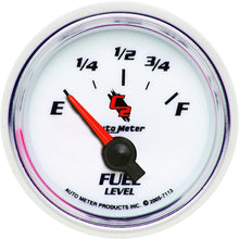 Auto Meter 7113 C2 2-1/16" 0 E/ 90 F Short Sweep Electric Fuel Level Gauge for GM