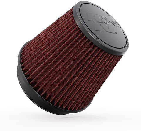 K&N Universal Clamp-On Air Filter: High Performance, Premium, Washable, Replacement Engine Filter: Flange Diameter: 5 In, Filter Height: 5.5 In, Flange Length: 1 In, Shape: Round Tapered, RU-5147