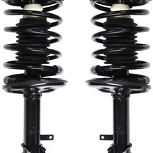 WIN-2X New 2pcs Front Right+Left Quick Complete Suspension Strut Shock Coil Springs Assembly Kit Fit 93-02 Corolla Sedan 93-97 Geo Prizm 98-02 Chevy Prizm