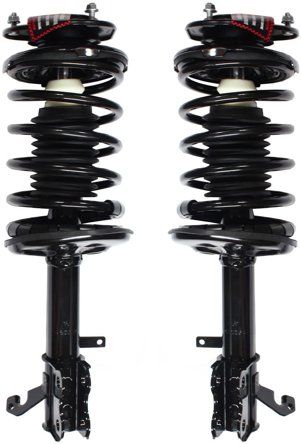 WIN-2X New 2pcs Front Right+Left Quick Complete Suspension Strut Shock Coil Springs Assembly Kit Fit 93-02 Corolla Sedan 93-97 Geo Prizm 98-02 Chevy Prizm