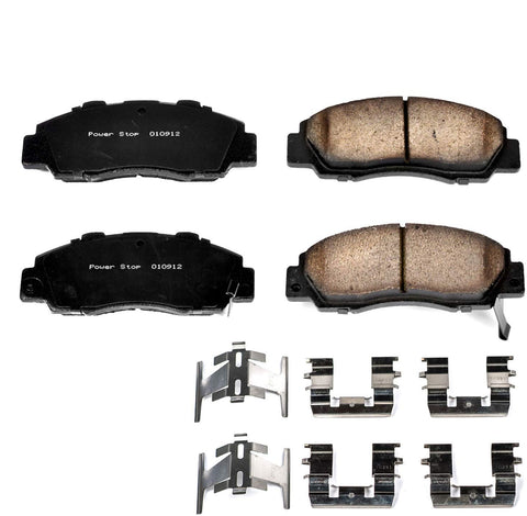 Power Stop 17-503, Z17 Front Ceramic Brake Pads with Hardware