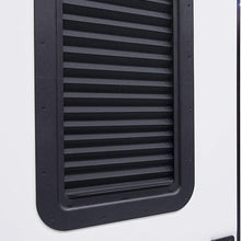 Lippert Components 806621 Thin Shade Complete Window Kit for RV Entry Doors, Black