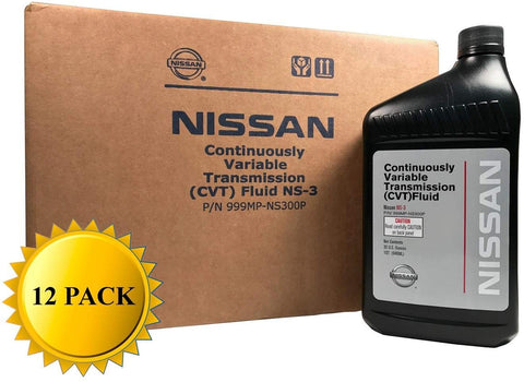Nissan Genuine OEM CVT-3 Transmission Fluid 999MP-NS300P (12 Quarts)