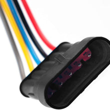 LanHong 5 Pin Way 16 AWG Car Waterproof Electrical Connector Plug with Wire AWG Marine Pack of 5