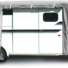 ADCO 46014 SFS AquaShed Gooseneck Horse Trailer Cover, Fits 31'7" - 34'6" Trailers, Gray