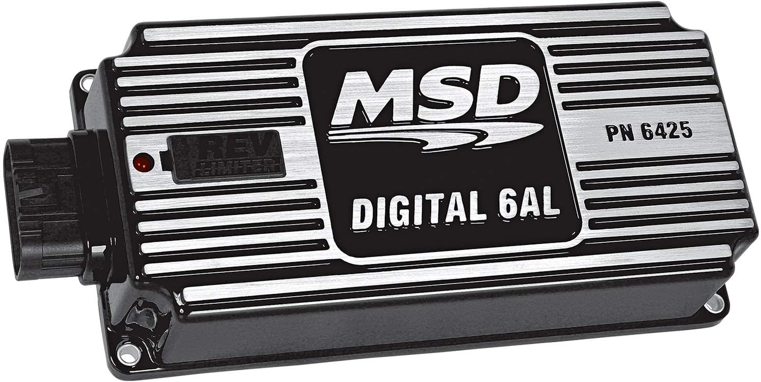 BRAND NEW MSD 6AL DIGITAL IGNITION CONTROL BOX WITH REV LIMITER,BLACK,520-540 VOLTS PRIMARY,11,000 RPM RANGE,COMPATIBLE WITH 4, 6 OR 8-CYLINDER ENGINES