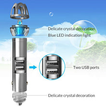 FRIEQ Car Air Purifier, Car Air Freshener and 2-in-1 Ionic Air Purifier | Remove Dust, Pollen, Smoke and Bad Odors - Available for Your Auto or RV