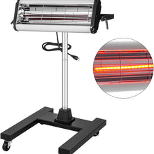 Mophorn Infrared Lamp 1500W Electric Heater 110V Heater Body Suit, Heater Lamp, Inflatable Paint Booth for Far Infrared Radiation Heating, Infrared Heater Lamp 1-15min Drying Time for Drying Equipment