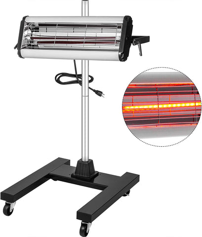 Mophorn Infrared Lamp 1500W Electric Heater 110V Heater Body Suit, Heater Lamp, Inflatable Paint Booth for Far Infrared Radiation Heating, Infrared Heater Lamp 1-15min Drying Time for Drying Equipment