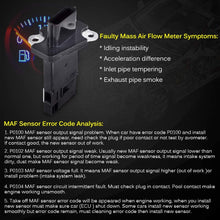 FAERSI Mass Air Flow Sensor Meter MAF 22680-7S000 AF10141 for Altima Infiniti G37 Suzuki, 07-13 Sentra, 05-15 Xterra, 03-09 350Z 3.5L, 09-15 370Z 3.7L, 03-15 Murano 3.5L, 05-08 G35 3.5L & More