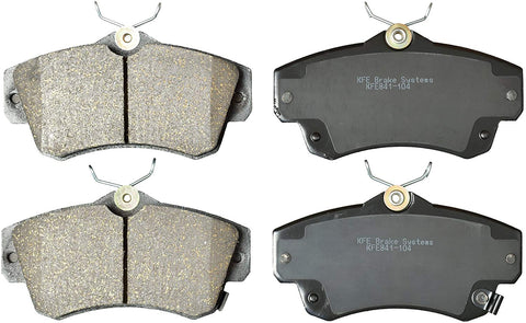 KFE Ultra Quiet Advanced KFE841-104 Premium Ceramic FRONT Brake Pad Set