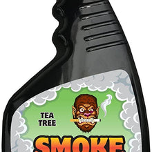 Smoke Eater - Breaks Down Smoke Odor at The Molecular Level - Eliminates Cigarette, Cigar or Pot Smoke On Clothes, in Cars, Boats, Homes, and Office - 22 oz - Also Works in Washers (Tea Tree Oil)
