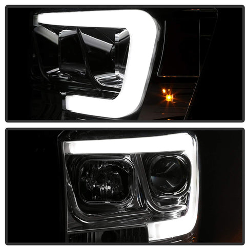 Spyder 5085290 Dodge Ram 1500 06-08 / Ram 2500/3500 06-09 Version 2 Projector Headlights - Light Bar DRL - Chrome