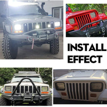 AAIWA H6054 Led Headlights 7x6 5x7 45W Headlamp 2PCS Hi/Low Sealed Beam Rectangle Headlight Replacement for Jeep Wrangler YJ Cherokee XJ Trucks 4X4 Offroad 6054 H5054 H6054LL 69822 6052