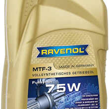 RAVENOL J1C1003 SAE 75W Manual Transmission Fluid - MTF-3 Full Synthetic (1 Liter)