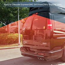 Savana Cargo Van Brake Light Backup Camera for Transporter Chevrolet Express/GMC Savana 2003-2019/Chevy Explorer Van,3rd 170°Angle Waterproof Microphone Built-in Adjustable Lens Roof Mount Cam