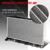 2465 Factory Style Aluminum Cooling Radiator Replacement for 01-04 Subaru Outback 3.0L AT