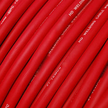 TEMCo WC0180-50' (25' Blk, 25' Red) 2 Gauge AWG Welding Lead & Car Battery Cable Copper Wire BLACK + RED | MADE IN USA